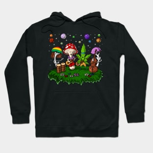 Hippie Mushrooms Party Hoodie